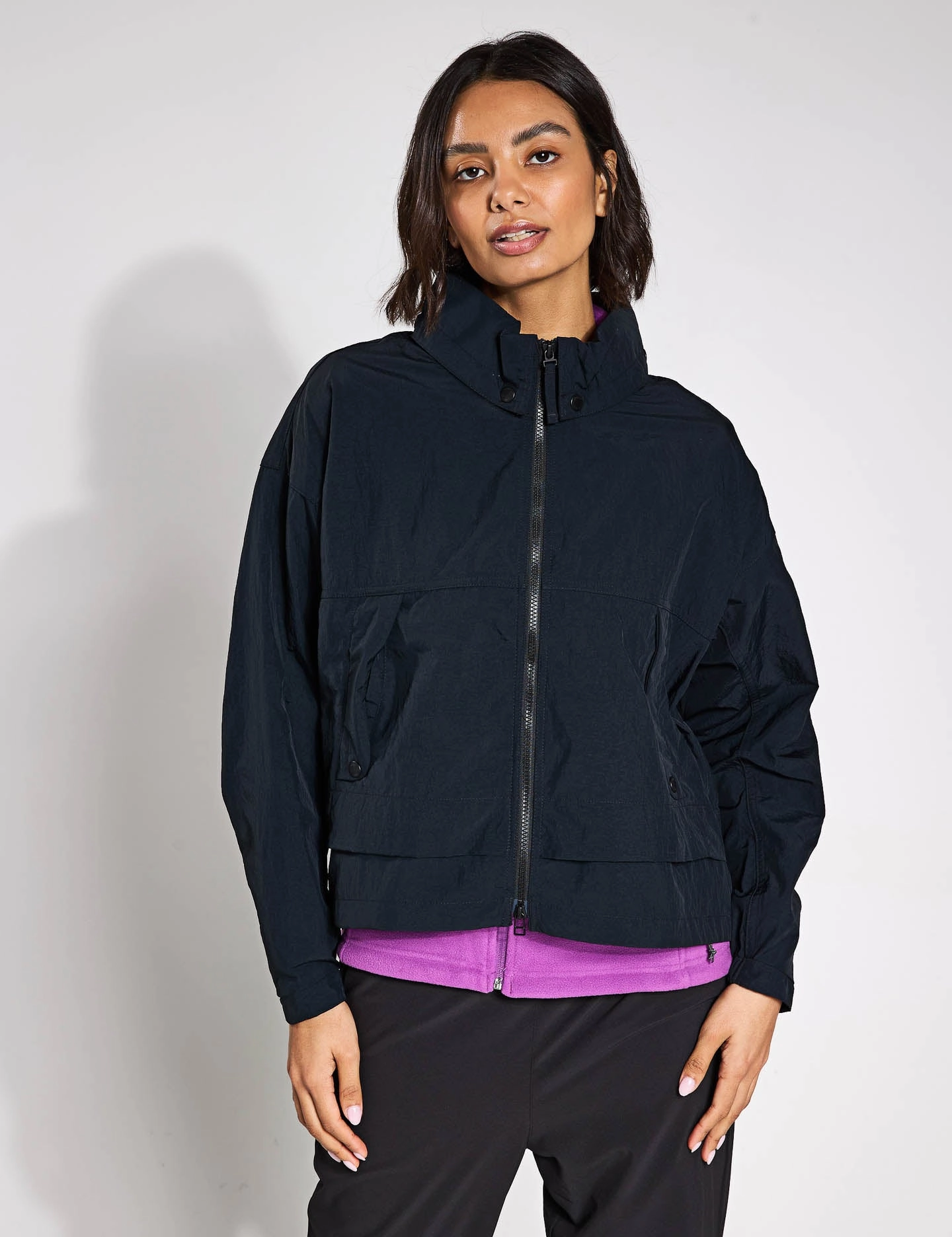 Paracutie II Hooded Windbreaker - Black Mesh Ventilation Panels