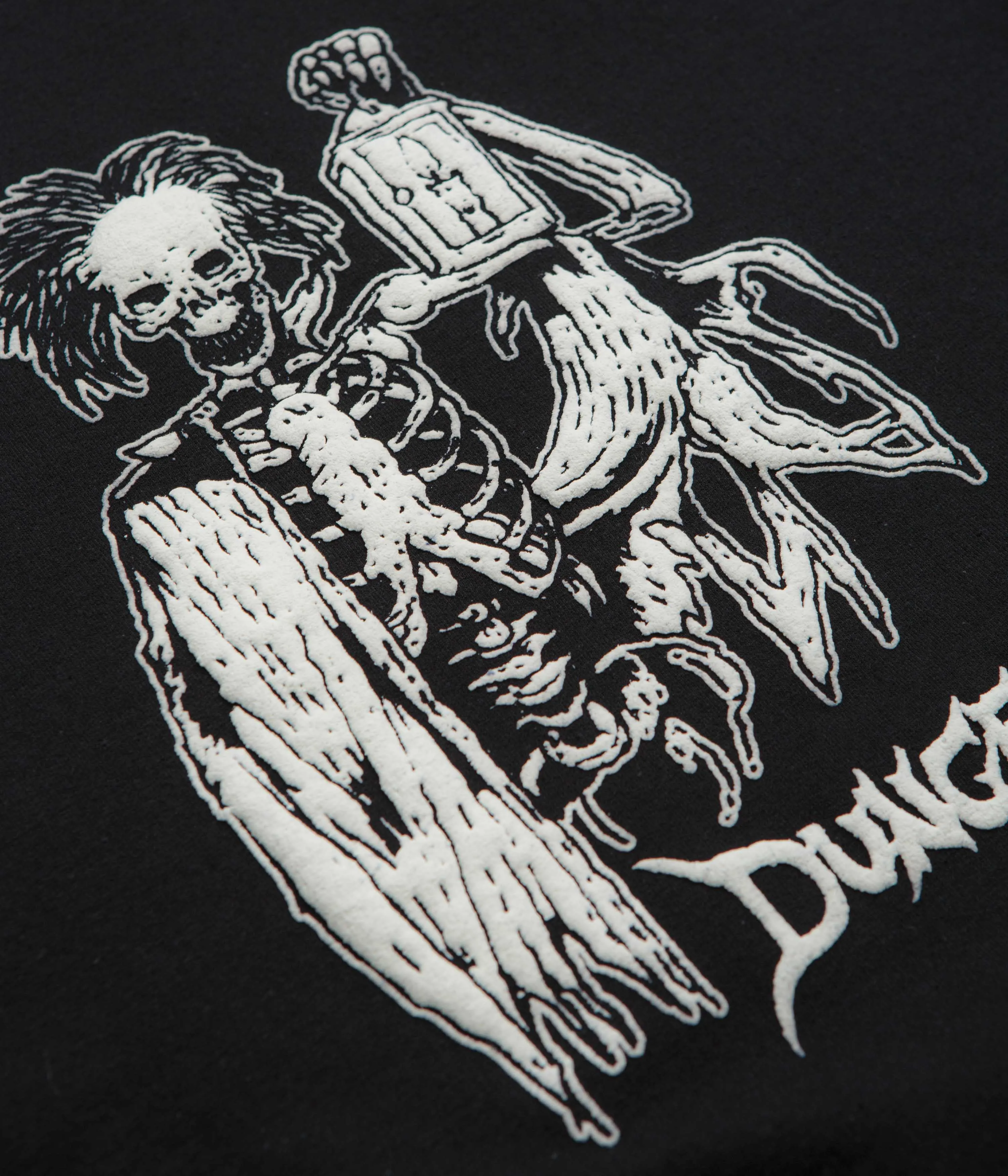 Ombre Dungeon Lights Out Crewneck Sweatshirt - Black
