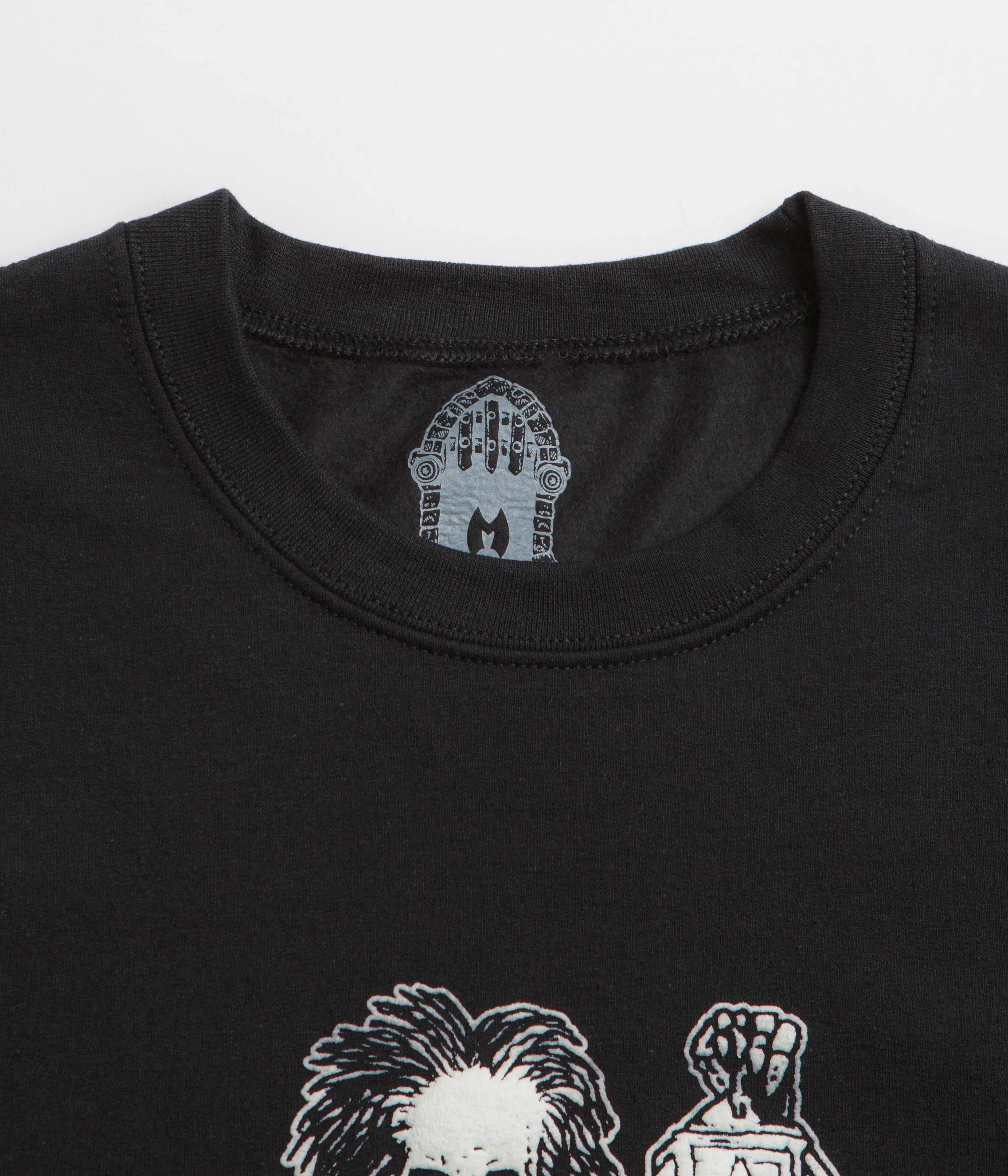 College Vibes Dungeon Lights Out Crewneck Sweatshirt - Black