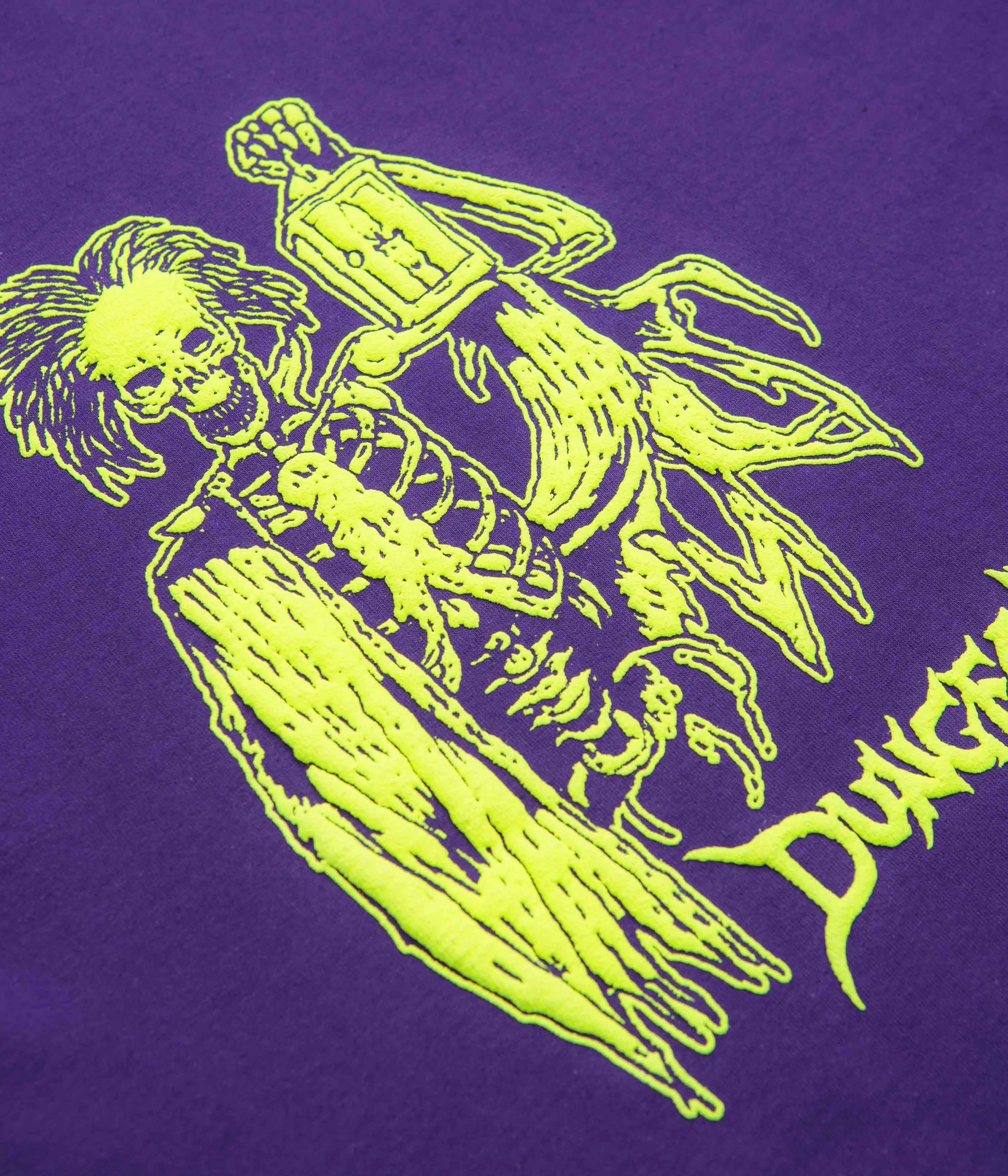 Dungeon Lights Out T-Shirt - Purple floral