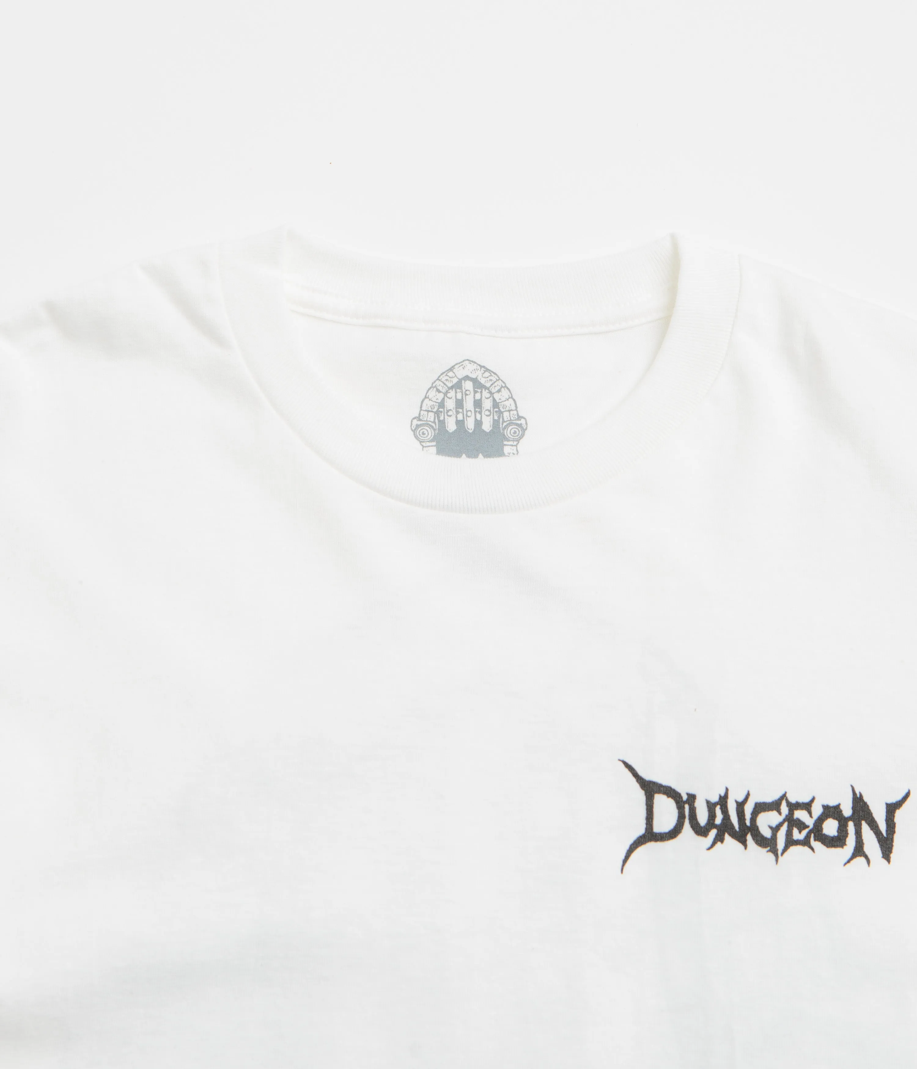 Elegant Formal Occasion Dungeon Portcullis T-Shirt - White / Black