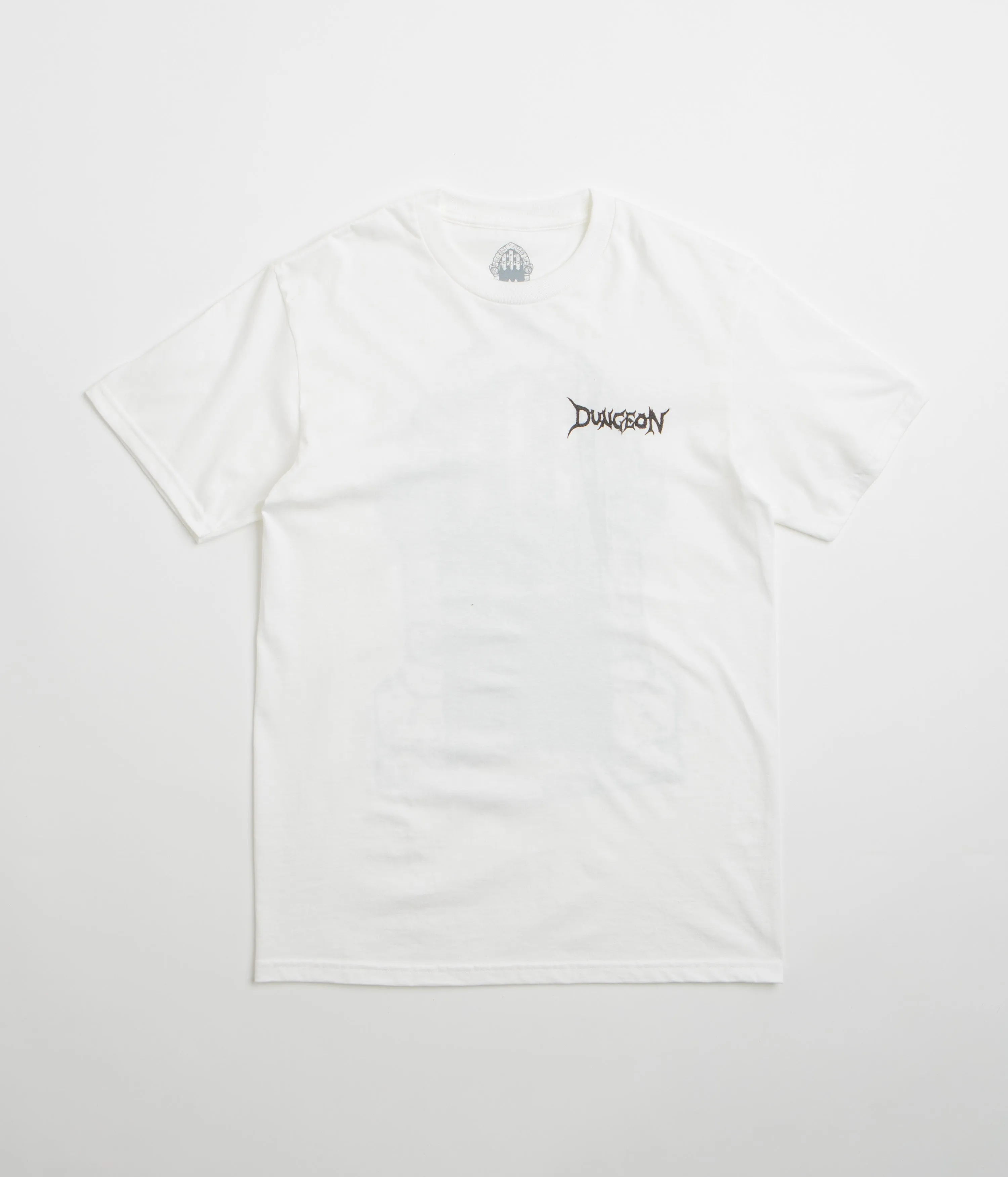 cycling venue Dungeon Portcullis T-Shirt - White / Black