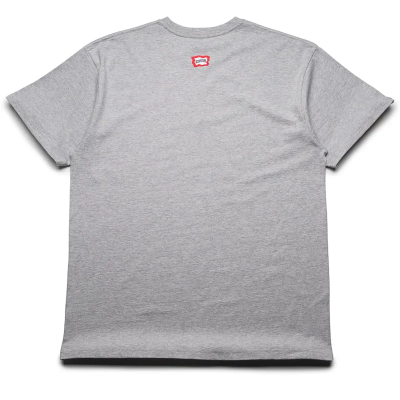 Ice Cream Pieces Tee - Heather Gray Lightweight texture Casual Style