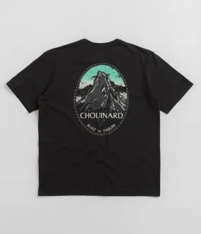 Patagonia Chouinard Crest Pocket Responsibili-Tee T-Shirt - Ink Black train event Indoor clothing