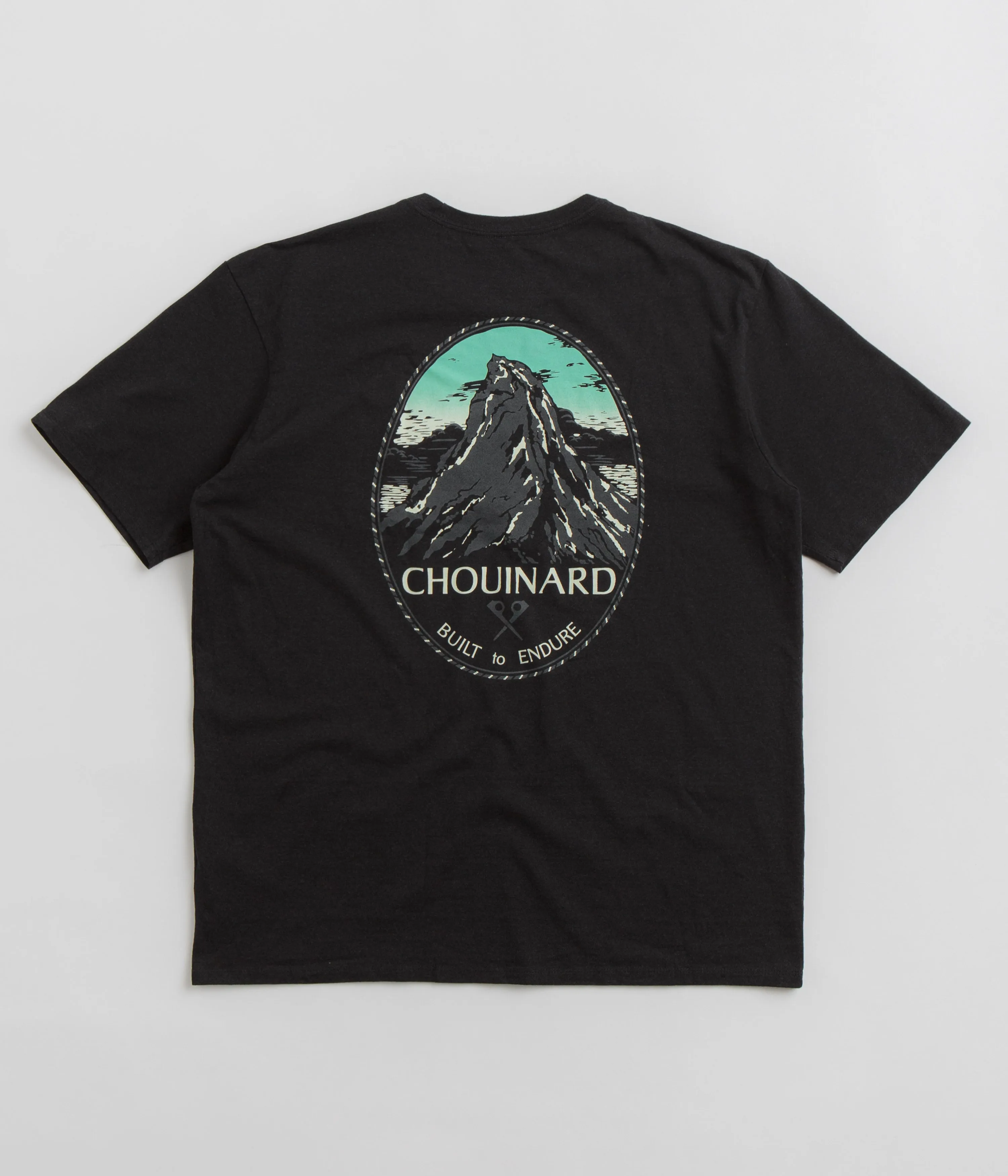 Patagonia Chouinard Crest Pocket Responsibili-Tee T-Shirt - Ink Black train event Indoor clothing
