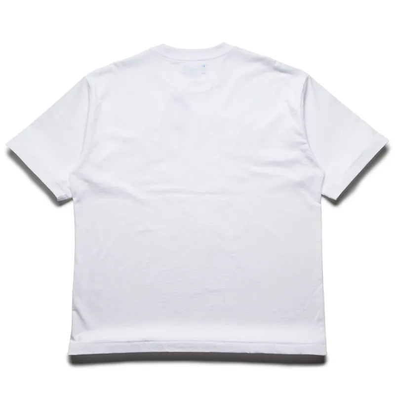 Market Locally Respected Tee - White sheath silhouette Seamless Side Panels