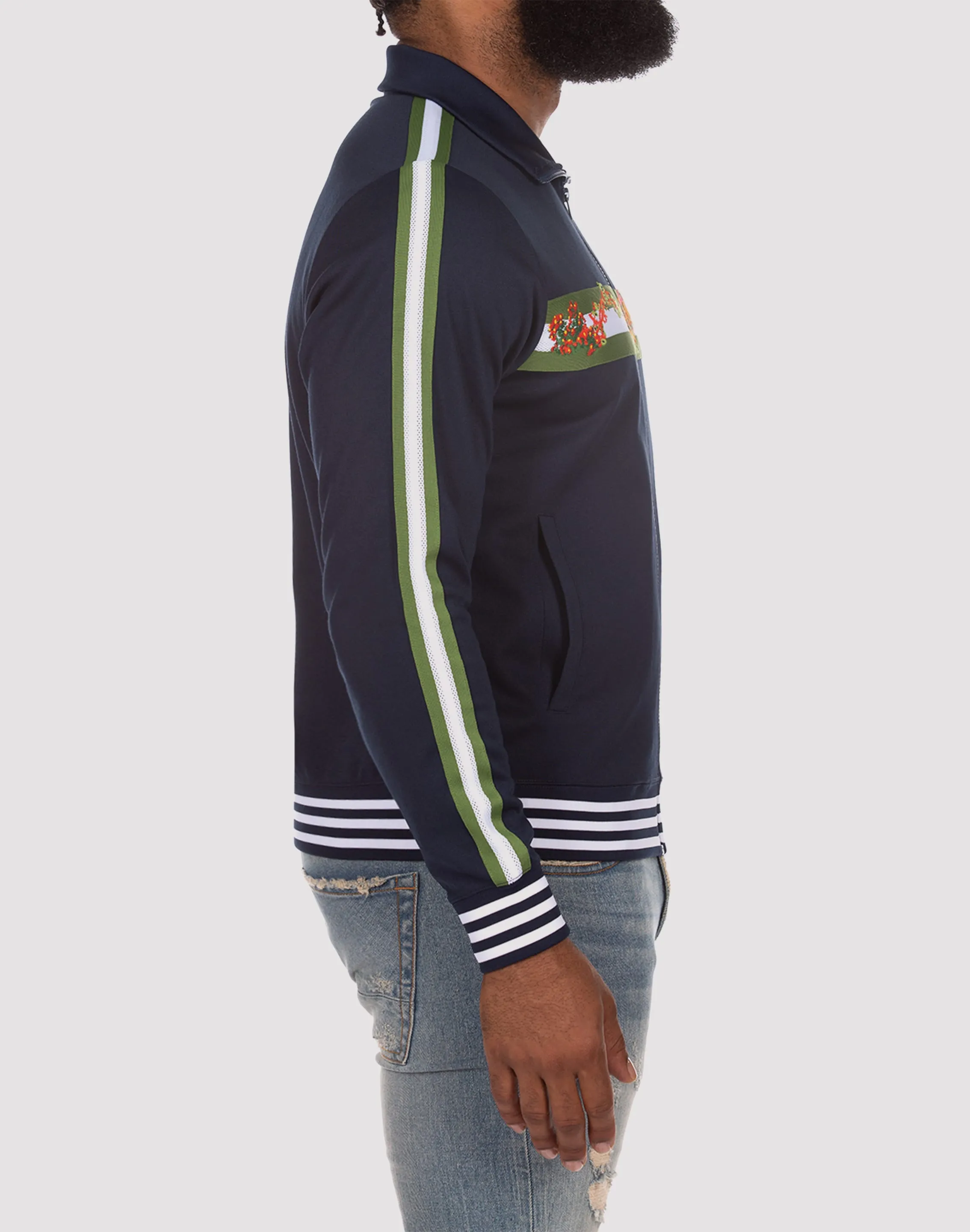 Akoo Palace Track Jacket Royal Charm Flash Look