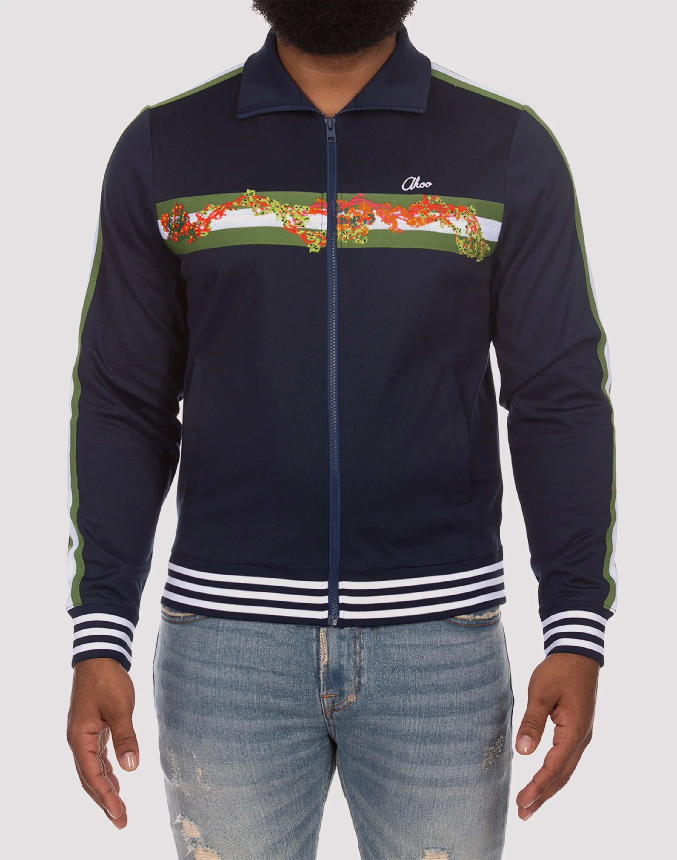 Akoo Palace Track Jacket mesh ventilation HighCollar Style