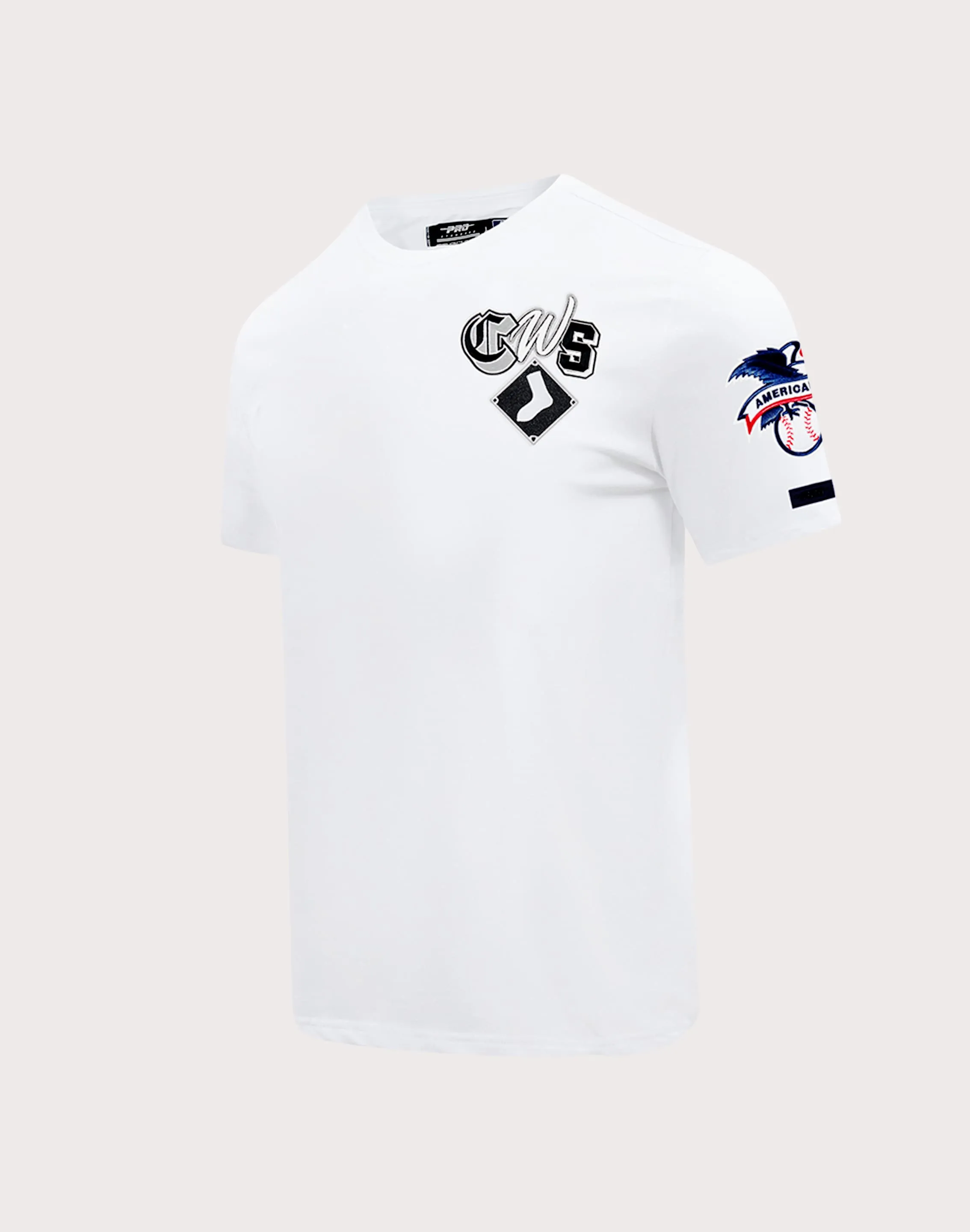 Central Mills Pro Standard Chicago White Sox City Ransom Short Sleeve Tee-White Work Ready HypoallergenicFabric