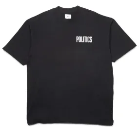 Adult poolside outfit Politics Bootleg Tee - Black