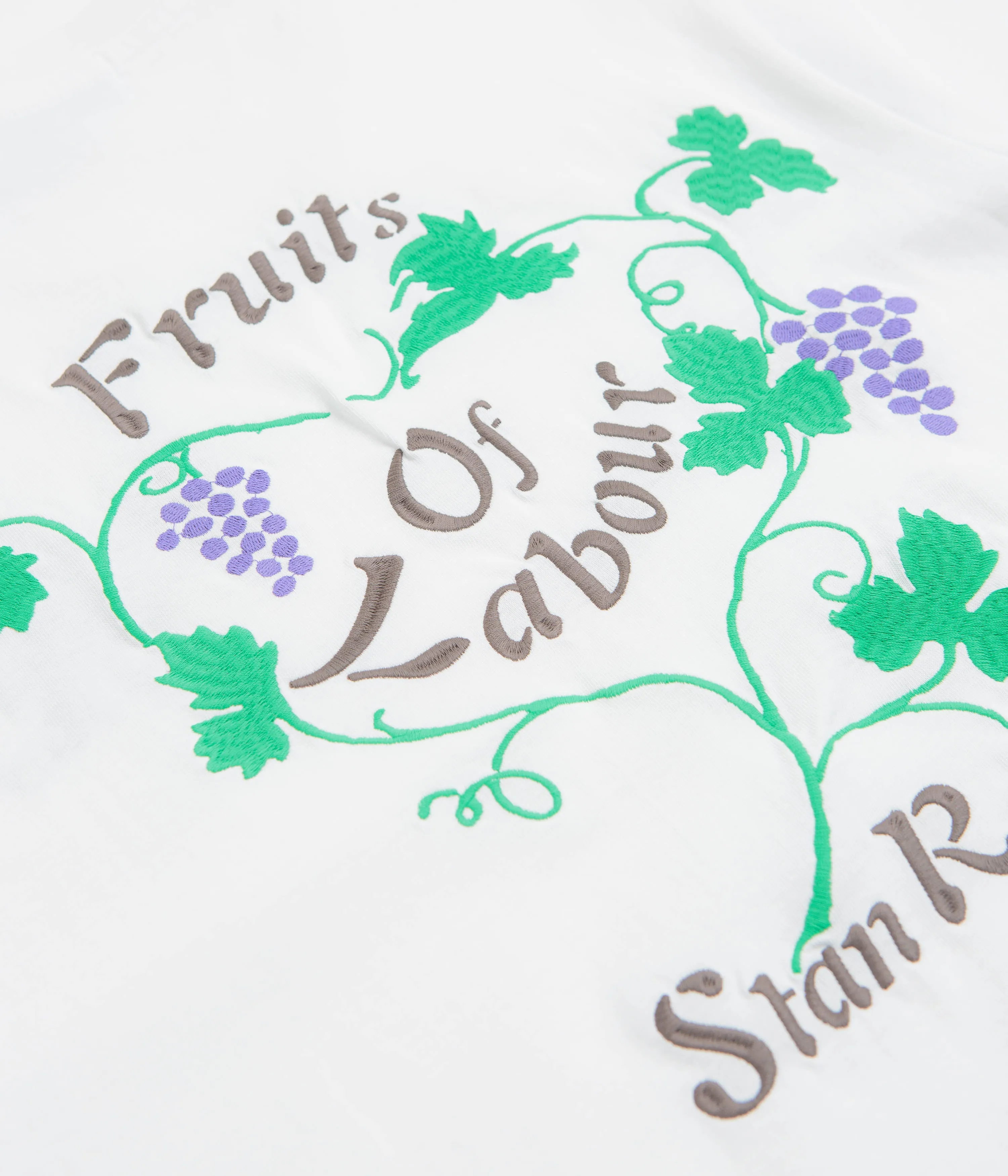 Stan Ray Labour T-Shirt - White suitable for all genders Slim-fit