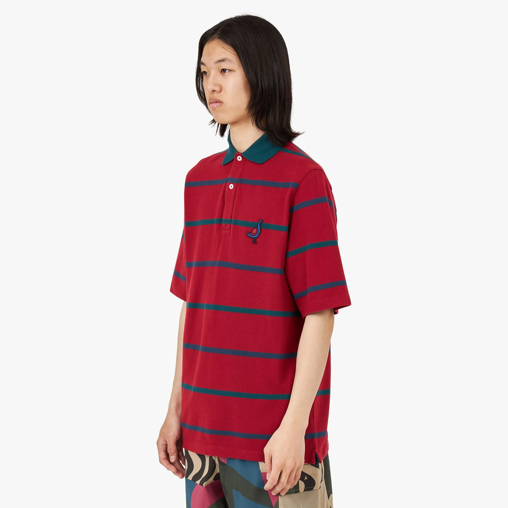 birthday celebration by Parra Fancy Goose Polo Shirt / Red
