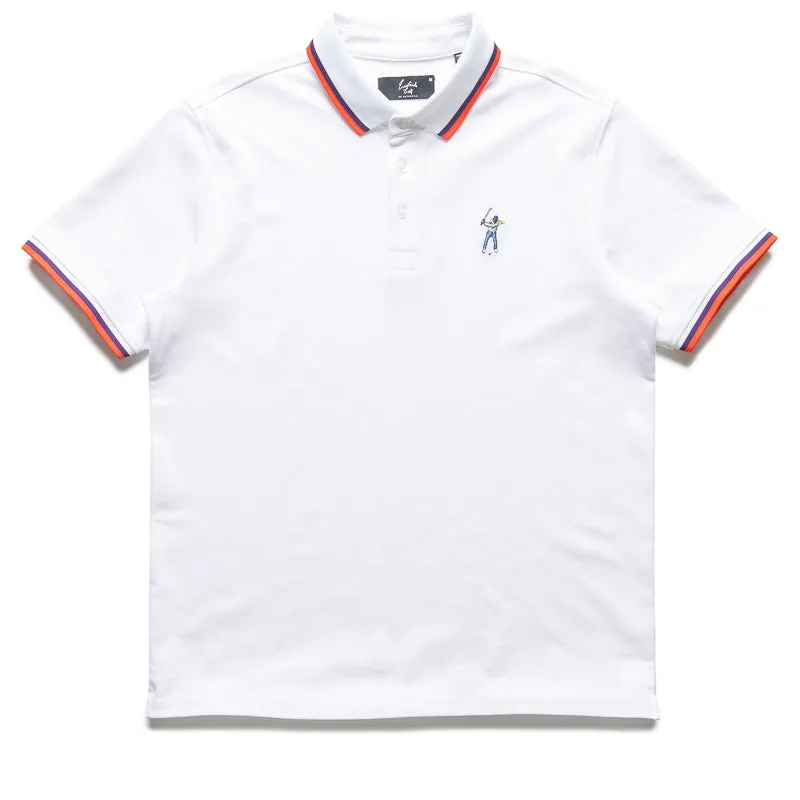 Eastside Golf Versa Pique Polo - Bright White Resort Wear
