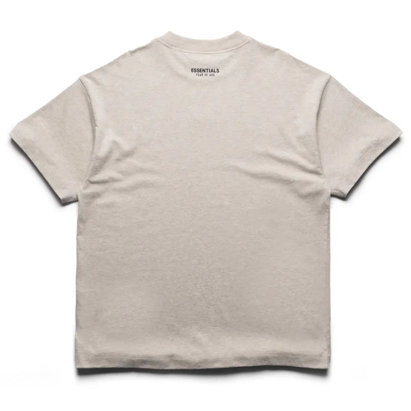 Fear Of God Essentials Vintage Fit Tee - Heather Stone Multi Directional Stretch Antique