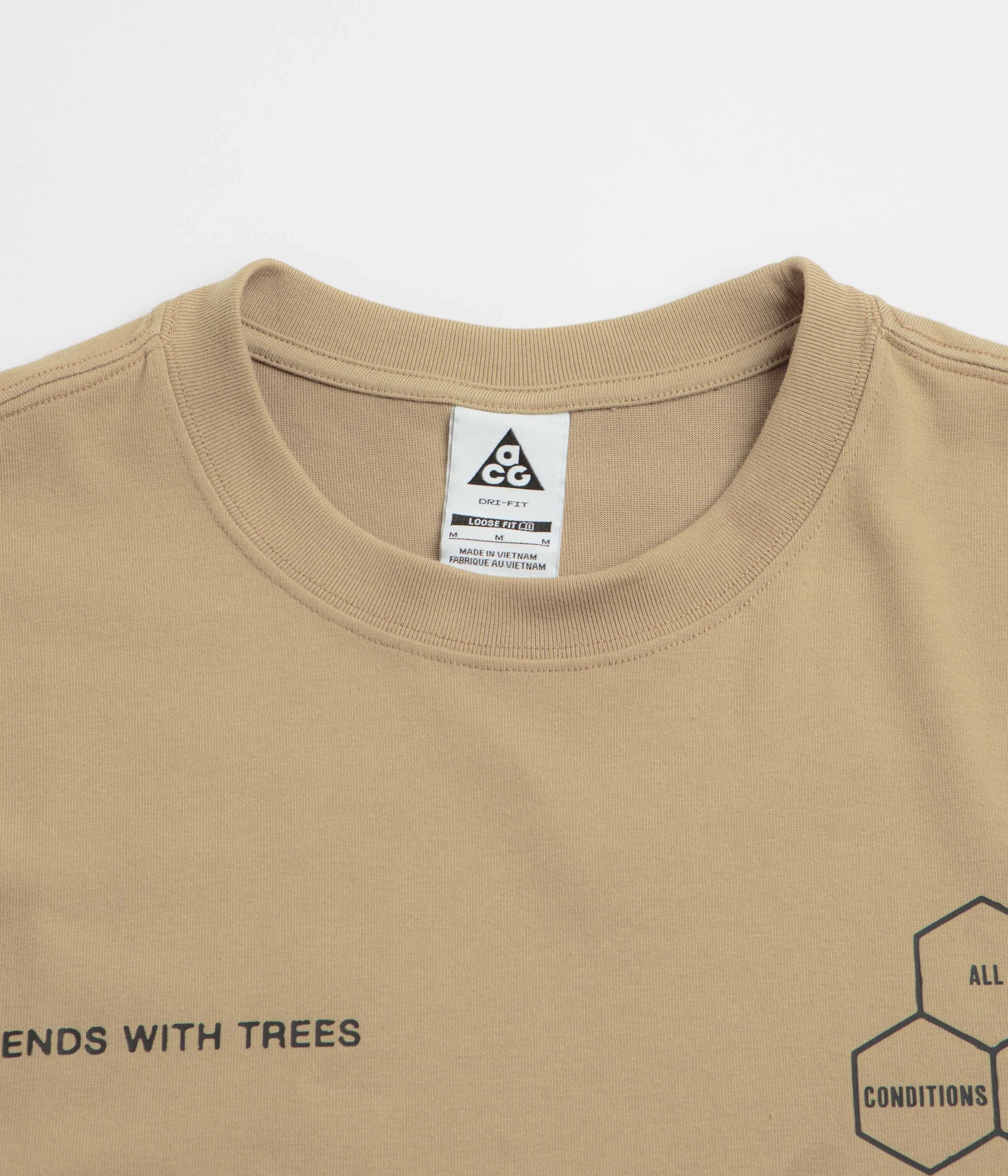 park event vest silhouette Nike ACG Walk Tree T-Shirt - Parachute Beige
