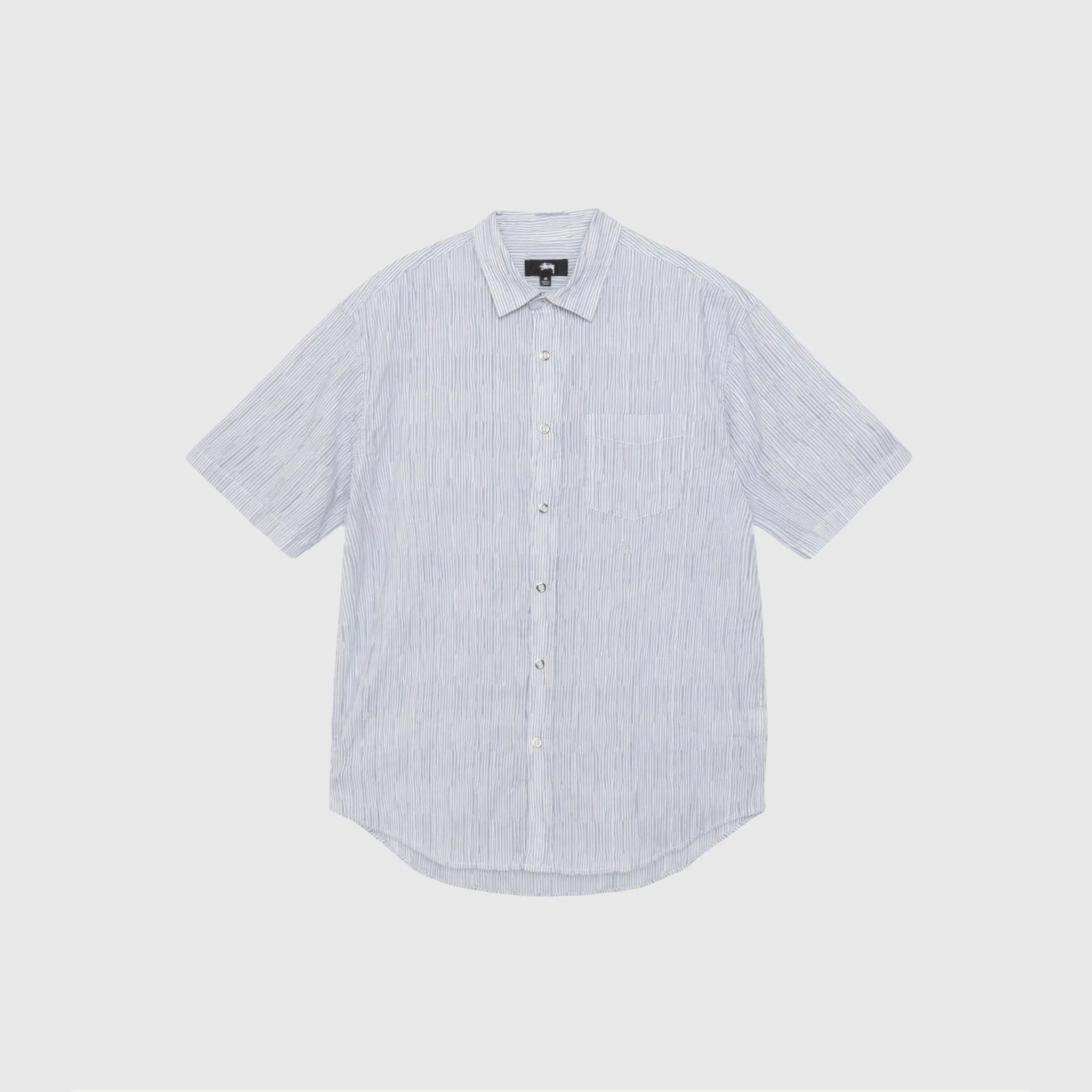 UV Protective Fabric Stretchable Material WAVY STRIPED SHIRT