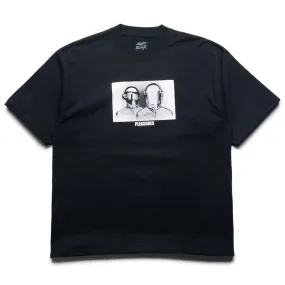 Pleasures Inverted Tee - Black Tubular Body Construction Outdoor Event