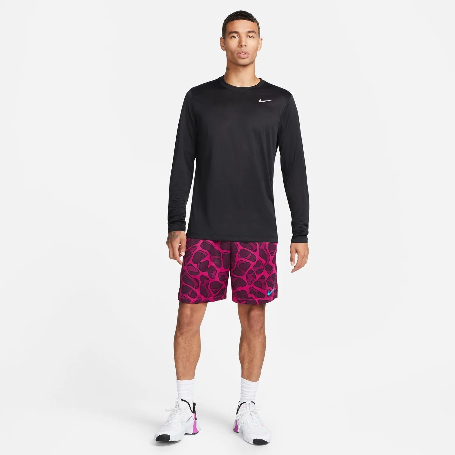 Classic Mode StretchWaistband Dri Fit Long Sleeve Tee - Mens