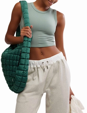 wrinkle free Free Throw Muscle Tank - Sage Stone
