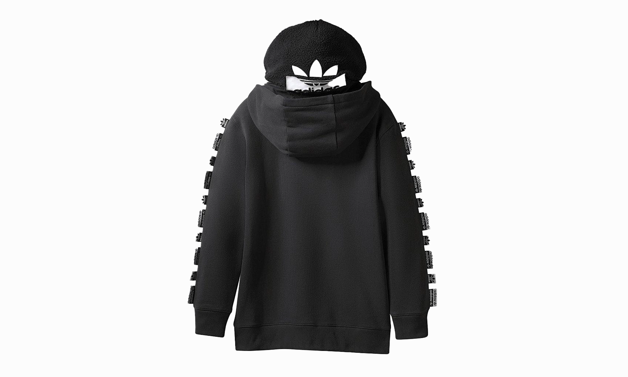 Hygienic Finish Thick Glow Hoodie "BLACK"