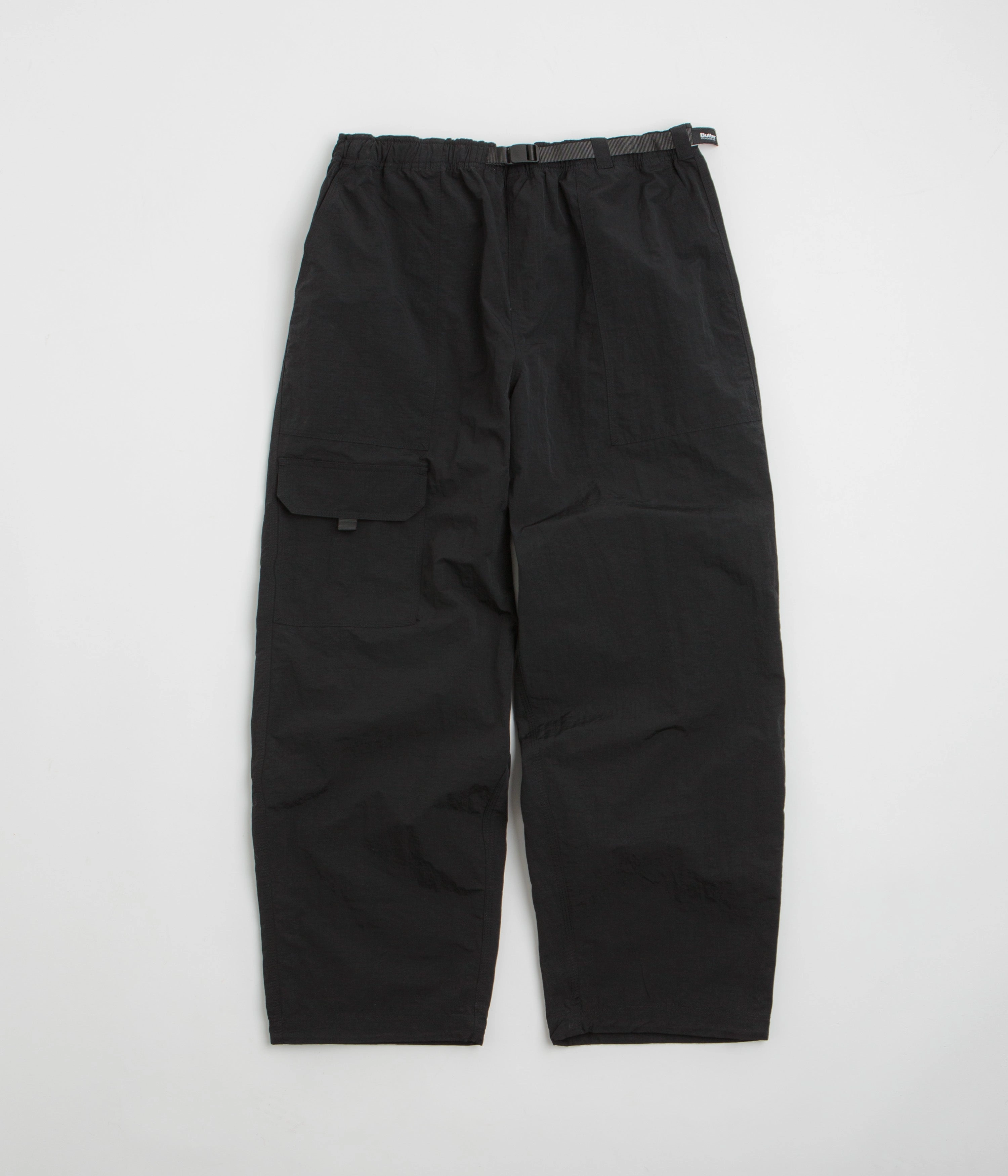 Butter Goods Climber Pants - Black / Black MoistureWickingFabric Lightweight