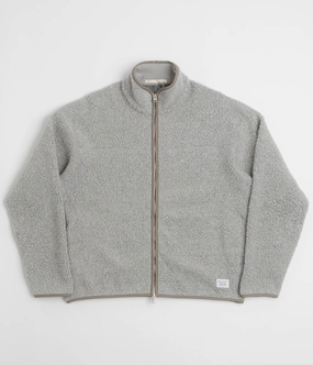 Inventory Norse Projects Bjorn Sherpa Wool Fleece Jacket - Grey Melange