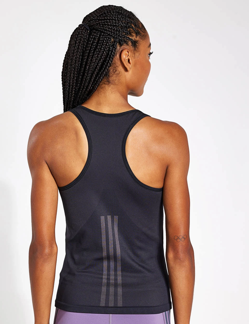 AEROKNIT Tank Top - Black/Grey Six Quick Flexible AntiPilling Surface
