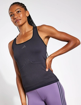 standard model AEROKNIT Tank Top - Black/Grey Six