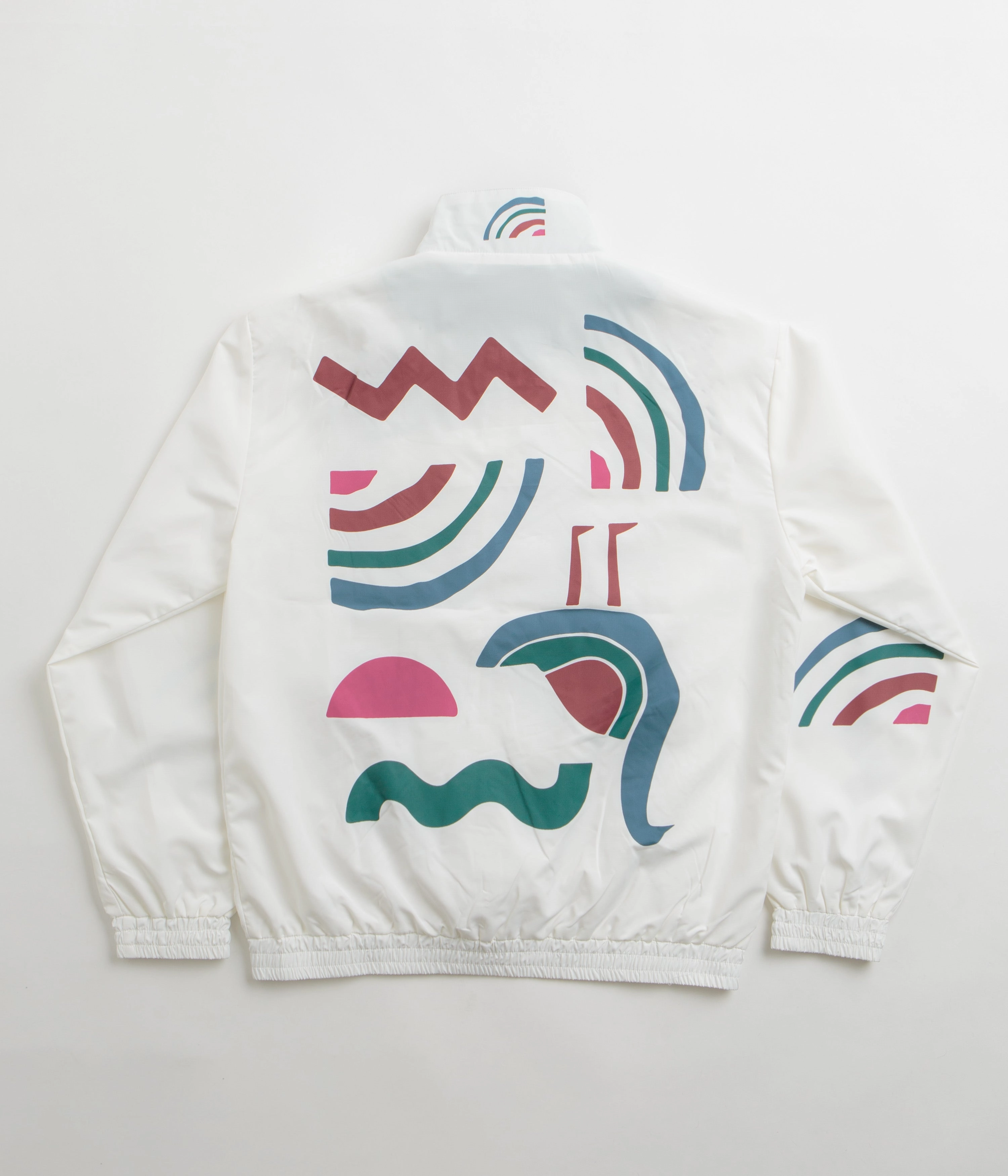 Durable Shield by Parra Tennis Maybe Track Jacket - White