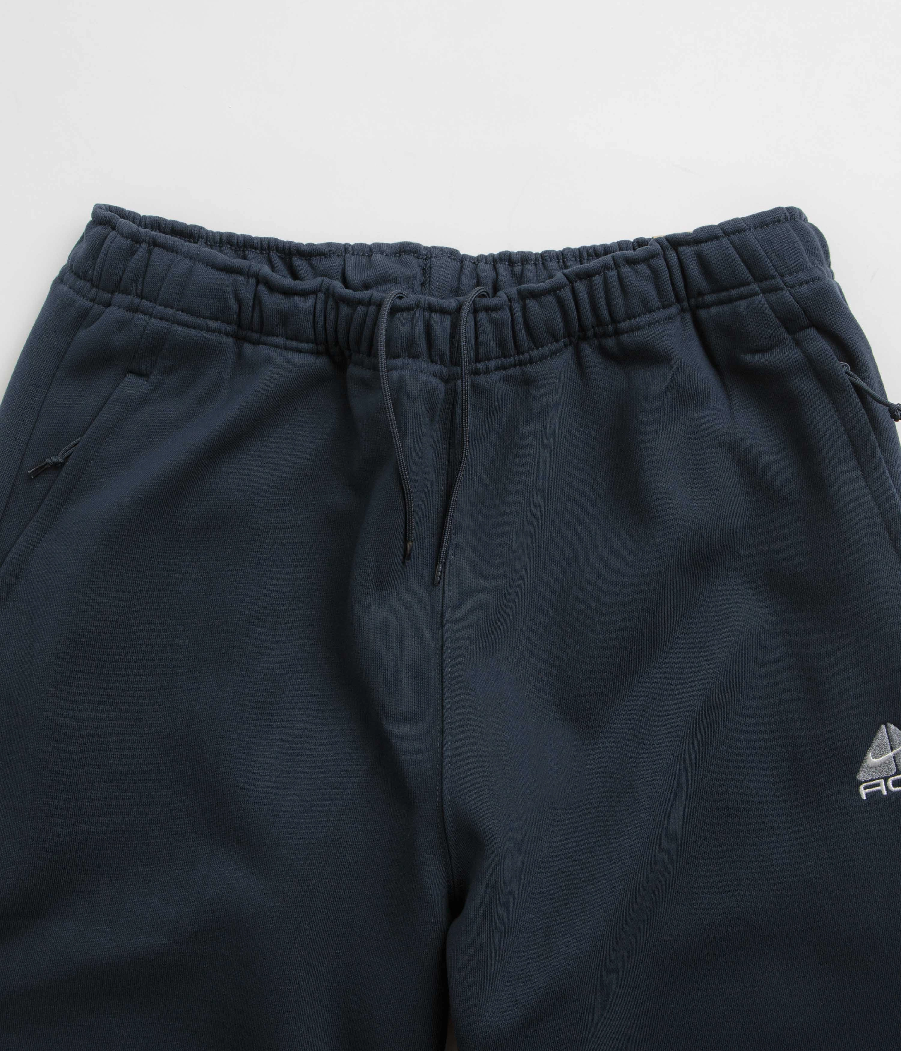 Soft Brushed Lining Nike ACG Tuff Fleece Lungs Pants - Armory Navy / Black / Summit White / Black