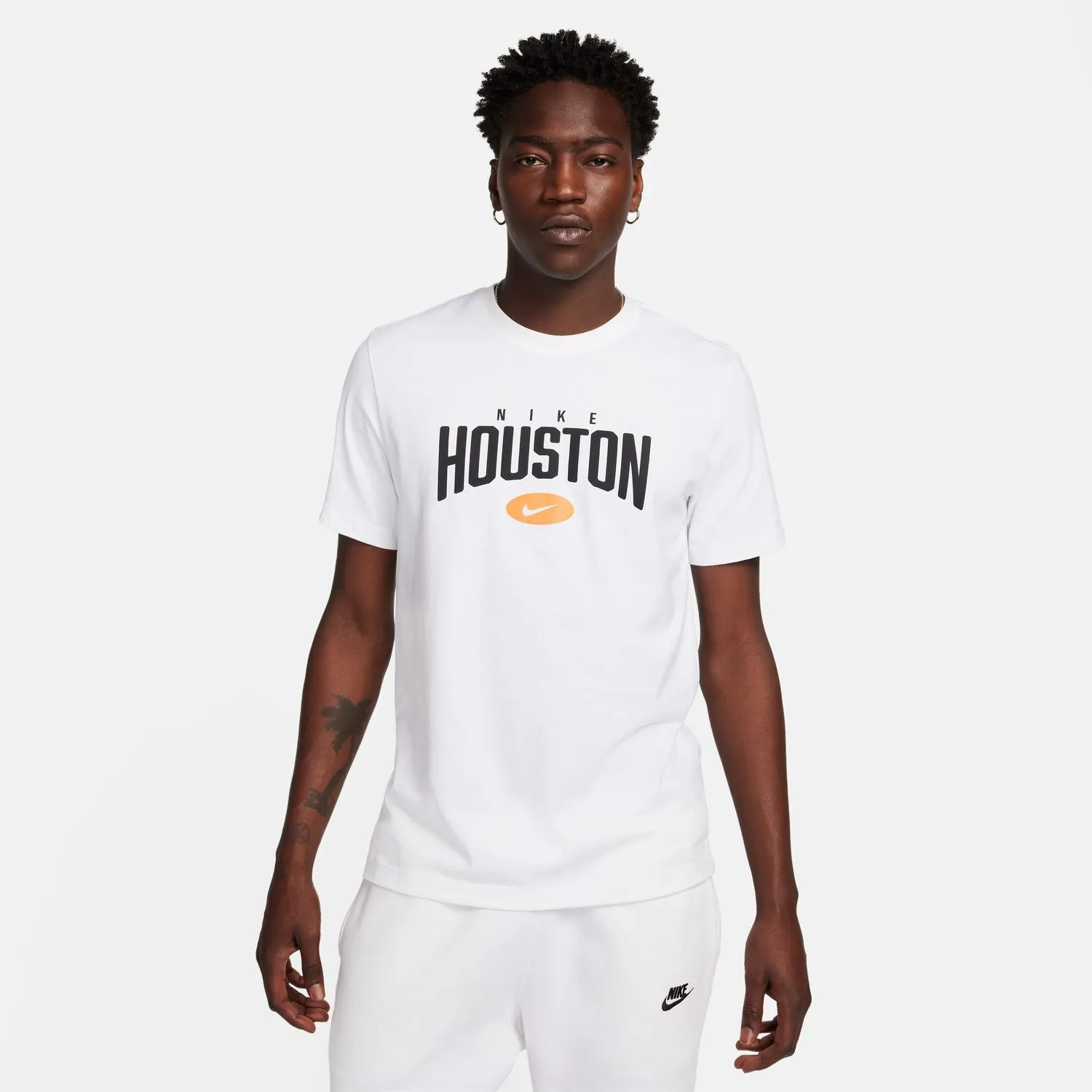 African Bold NoSlip Hem City Tee Houston - Mens