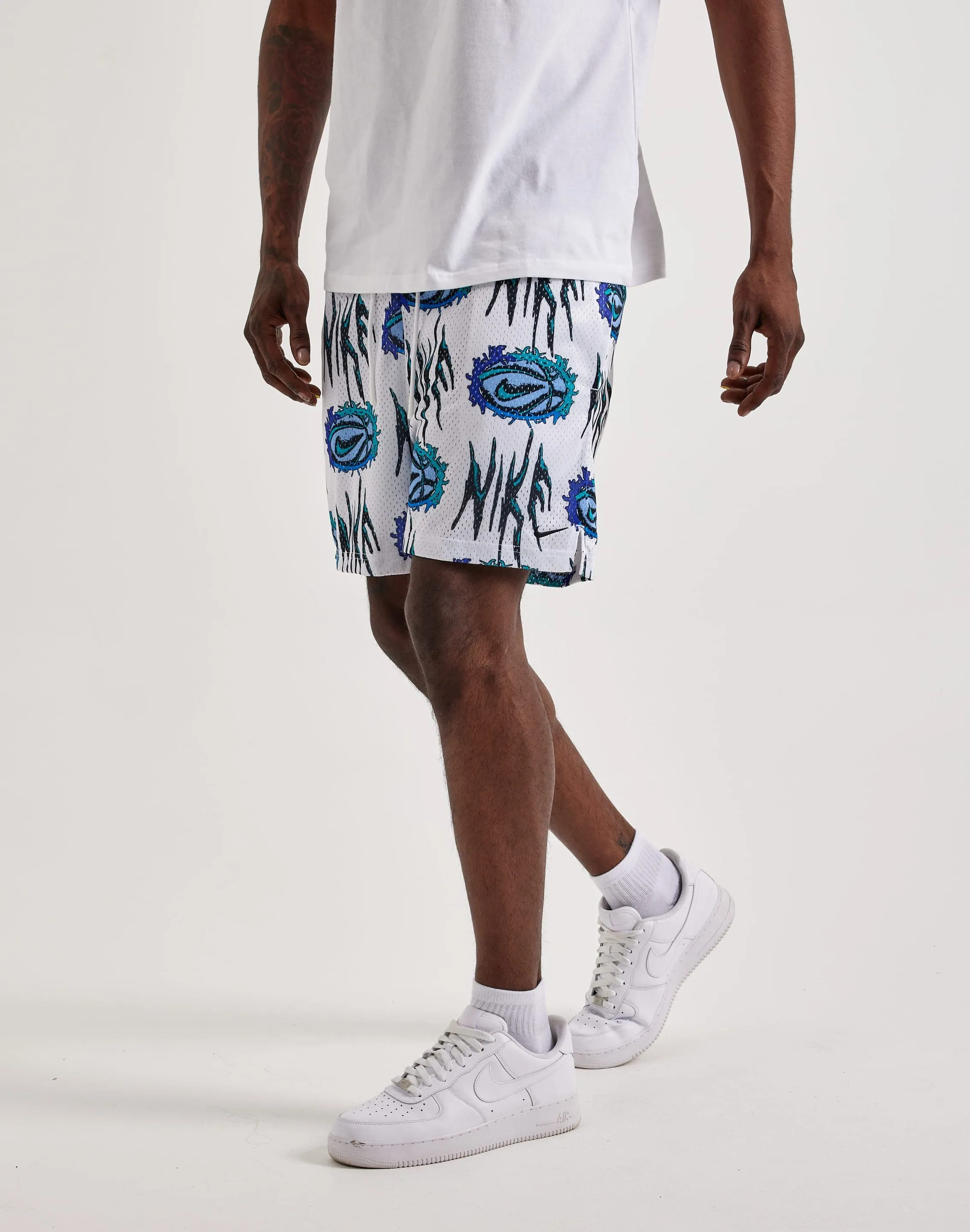 Youth Glow Nike Practice Mesh Dri-FIT Basketball Shorts