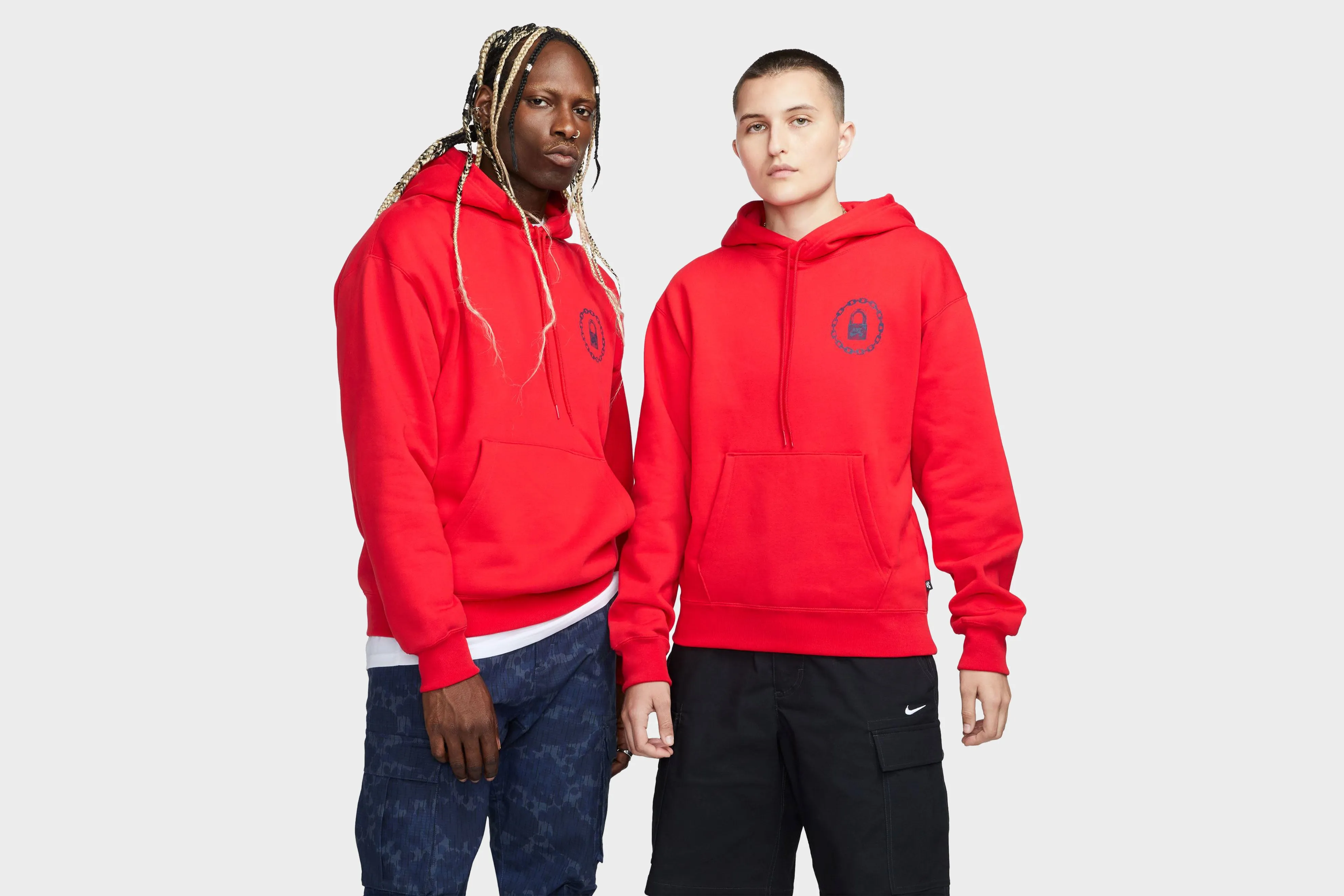 Nike SB Fleece Hoodie (Red) Loose Thread