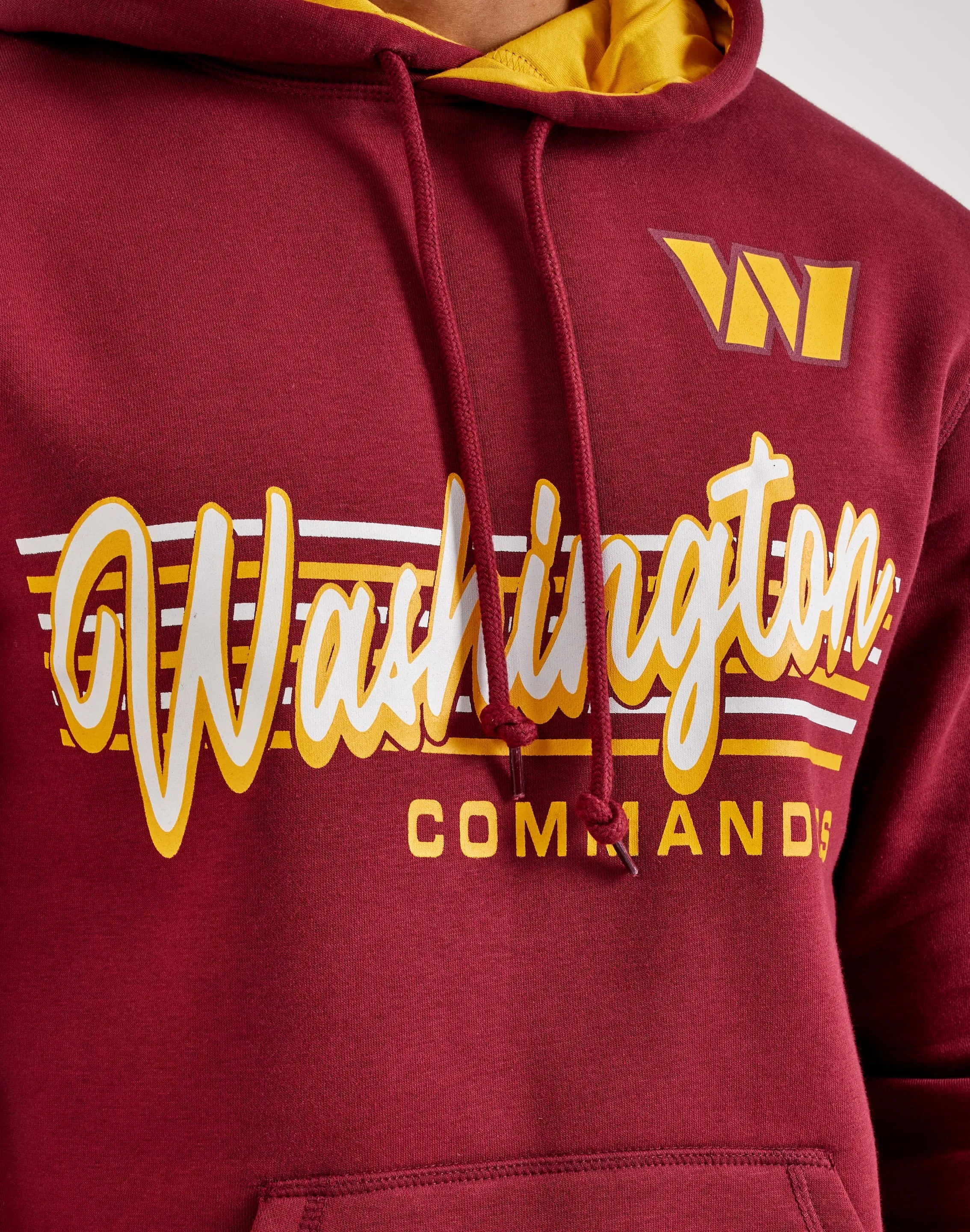 Vision Glow New Era NFL Washington Commanders Fleece Hoodie