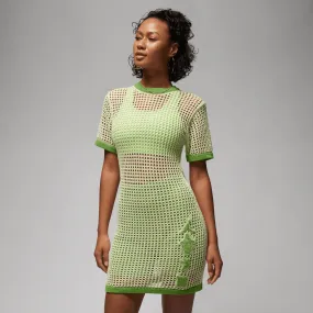 FlexibleElasticity Breathable Material WMNS UNION X BEPHIES BEAUTY SUPPLY X JORDAN DRESS - LIME ICE / CHLOROPHYLL