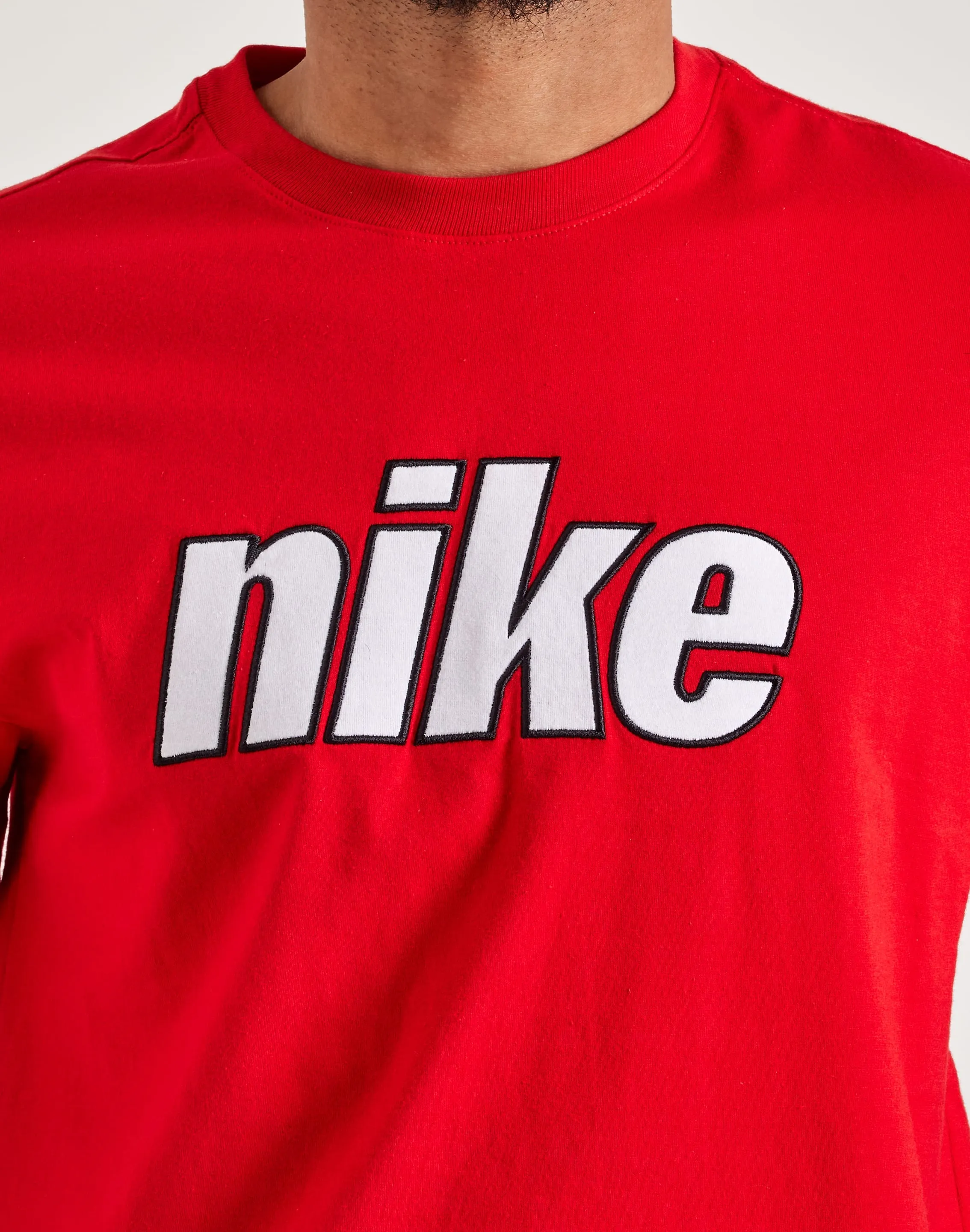 Nike  Embroidered Logo Tee Wool Fit Creative Flow