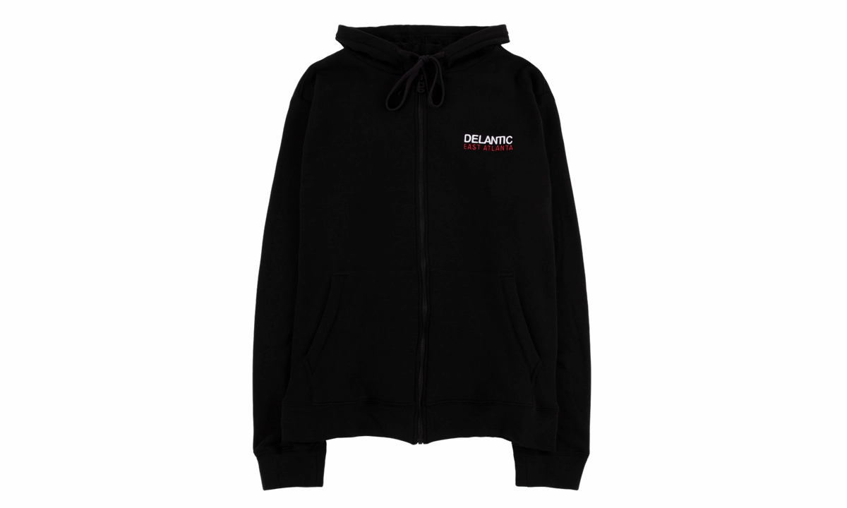 EA Velour-Lined Zip Hoodie "EA Black Burrr Hoodie"