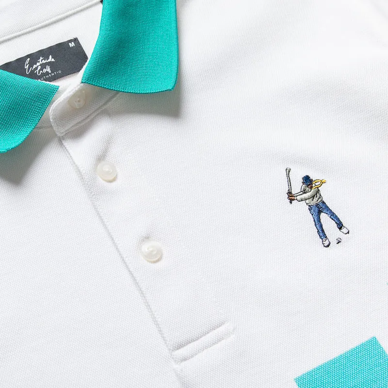 Eastside Golf Graphic Pique Polo - Multi Color Polished Finish