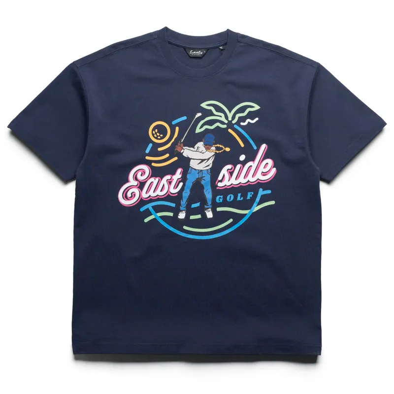 Eastside Golf Limited Edition Paradise Tee - Midnight Navy Lounge-wear