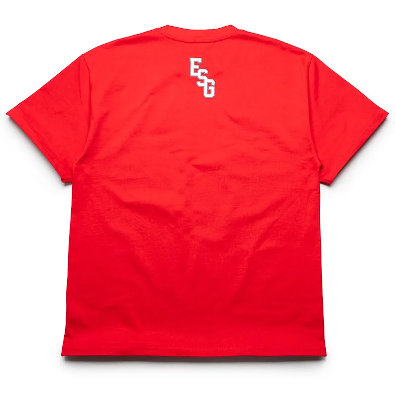 Eastside Golf Ribbon Action Tee - Red festival venue Patch