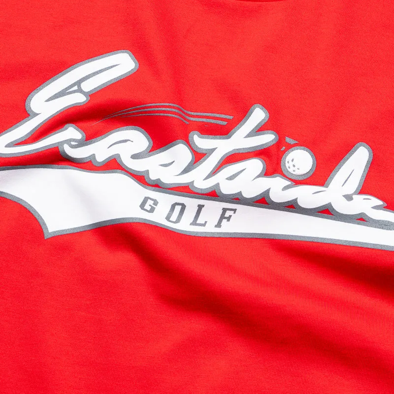 Hook And Loop Eastside Golf Ribbon Action Tee - Red