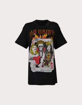 Reason Clothing Bad Habits Short Sleeve Tee Smart Casual Jump Core