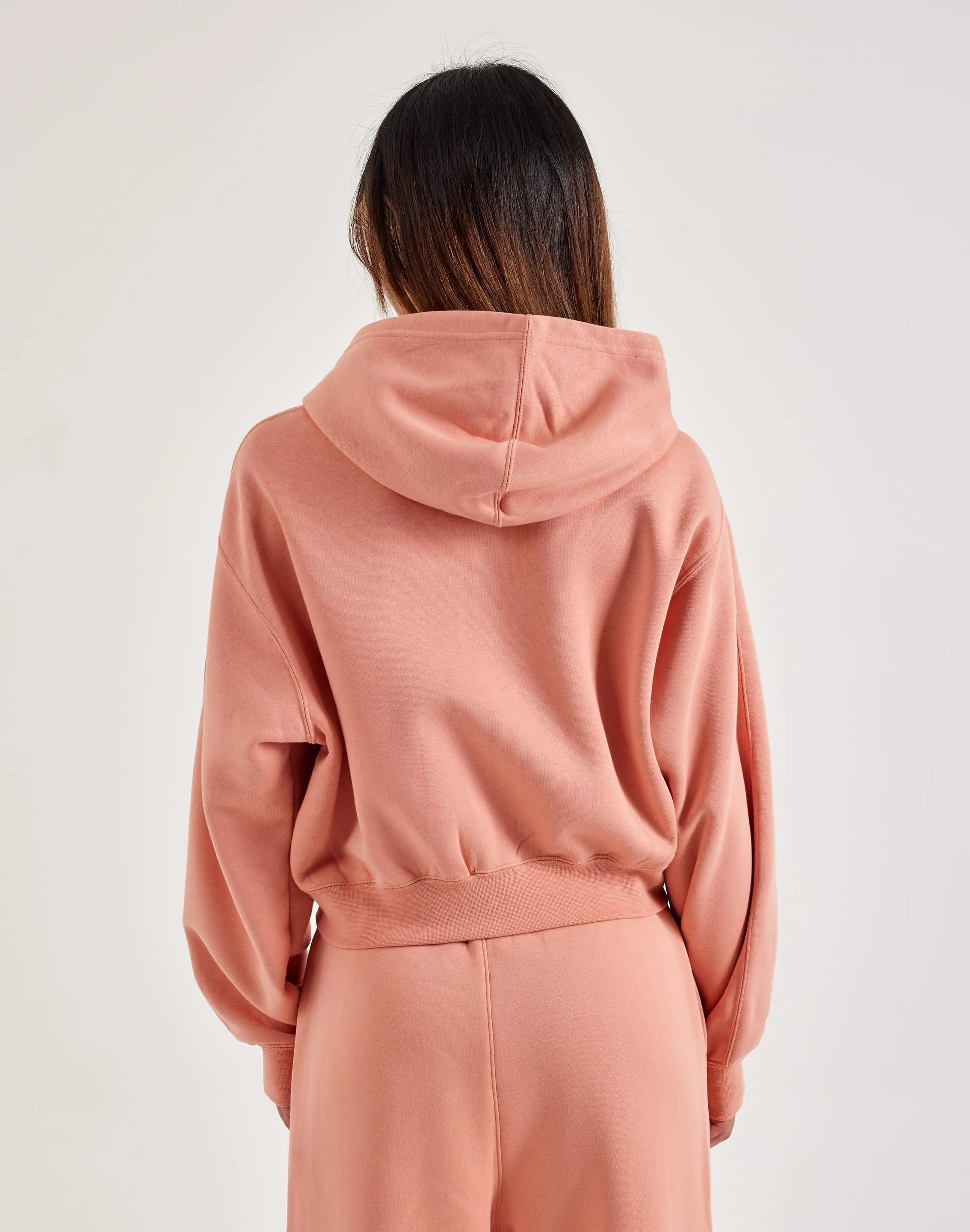 Jordan Brooklyn Fleece Cropped Zip Hoodie Handmade Glow