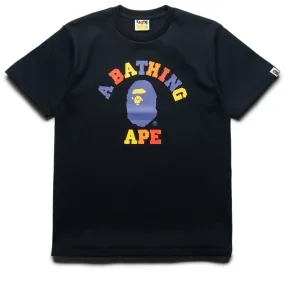swimming event art gallery venue A Bathing Ape Colors College Tee - Black