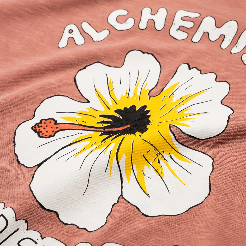 Alchemist Flower Tee - Terra Cotta basketball venue maternity wear