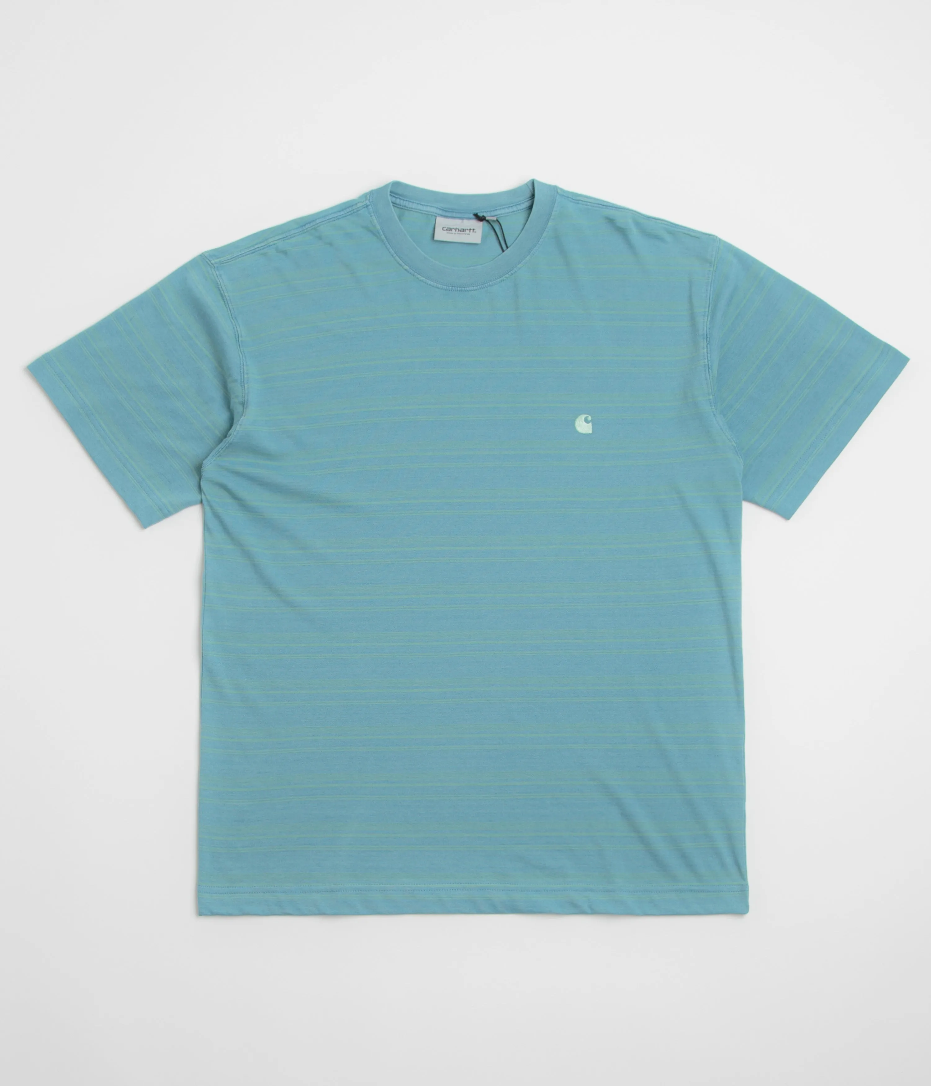 Carhartt Brodine T-Shirt - Brodine Stripe / Saguaro Tapered Legs Hats