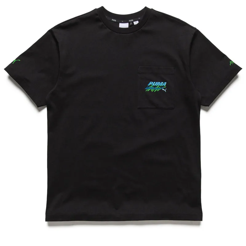 A$AP Rocky x Puma Pocket Tee - Black cropped legs