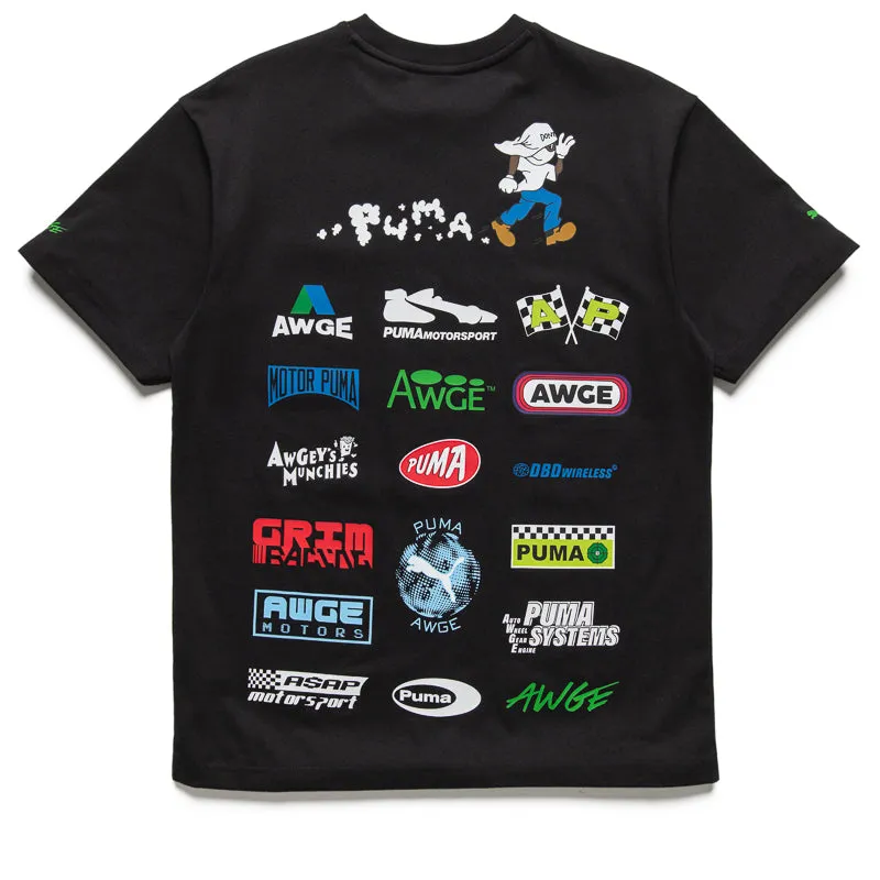Casual Style A$AP Rocky x Puma Pocket Tee - Black