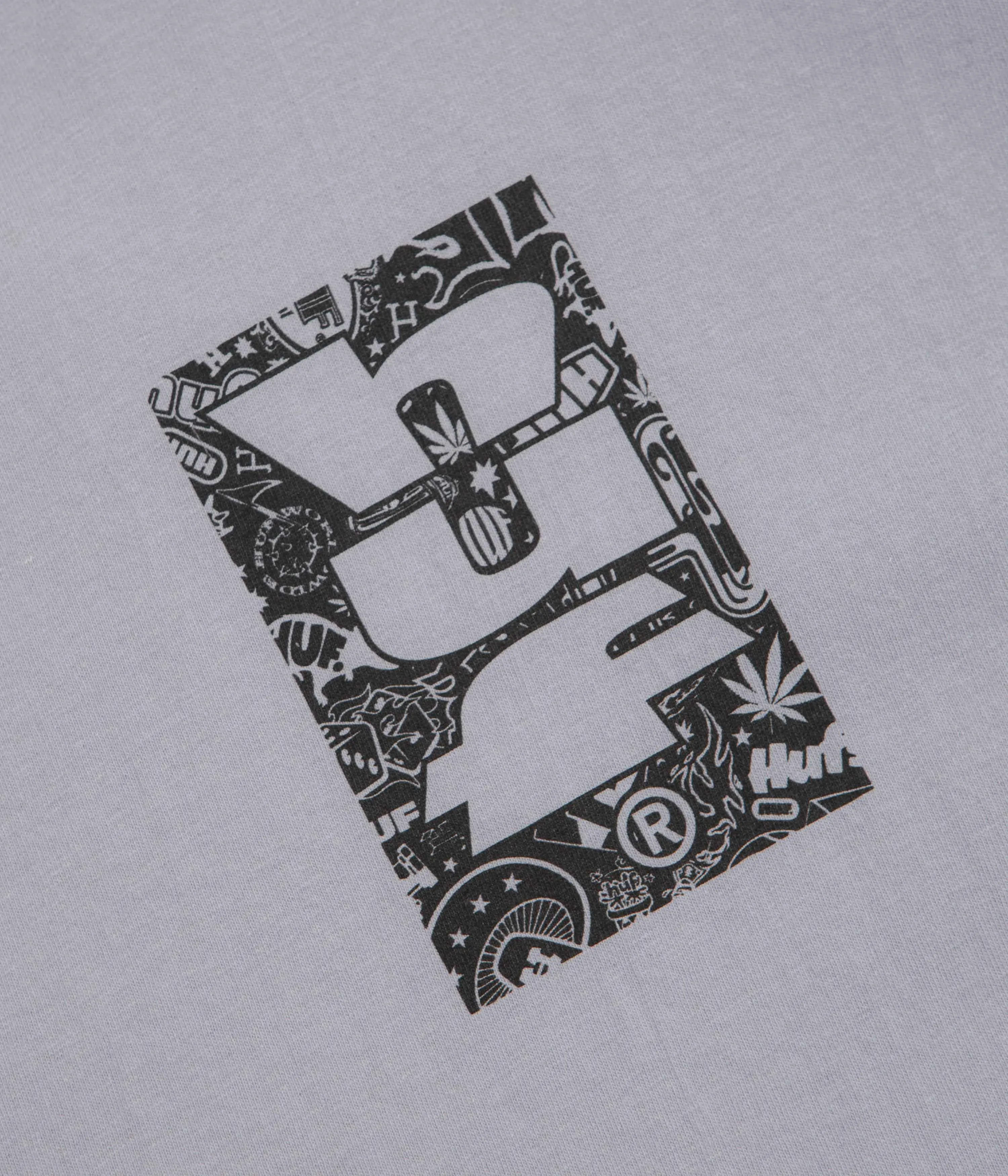 HUF Metablast T-Shirt - Dust Purple nailhead