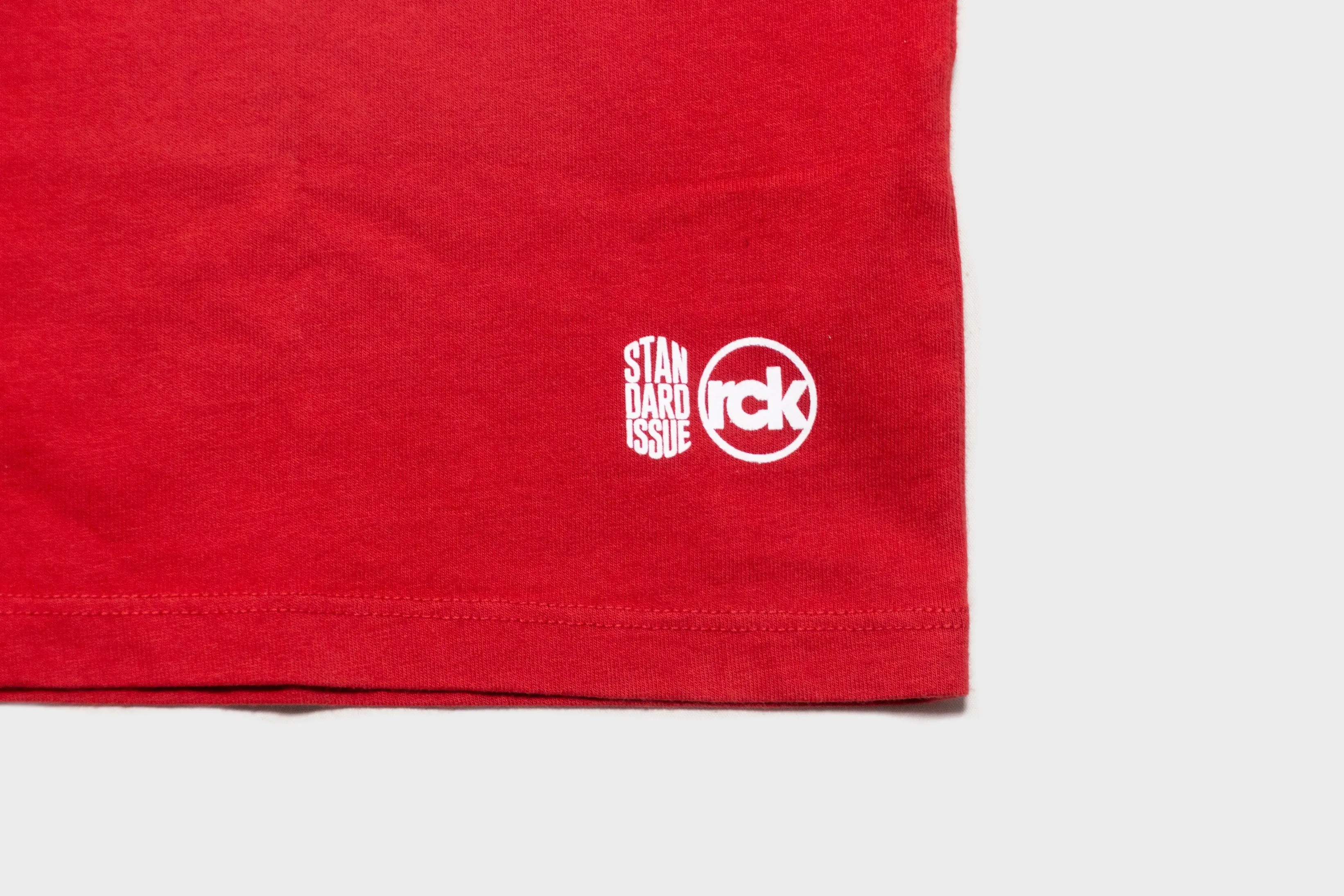RCK x Standard Issue Pigment Tee (Red) Concert Vibe